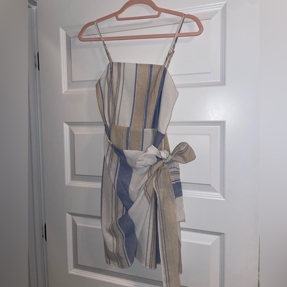 Vici Collection Neutral Bow Dress